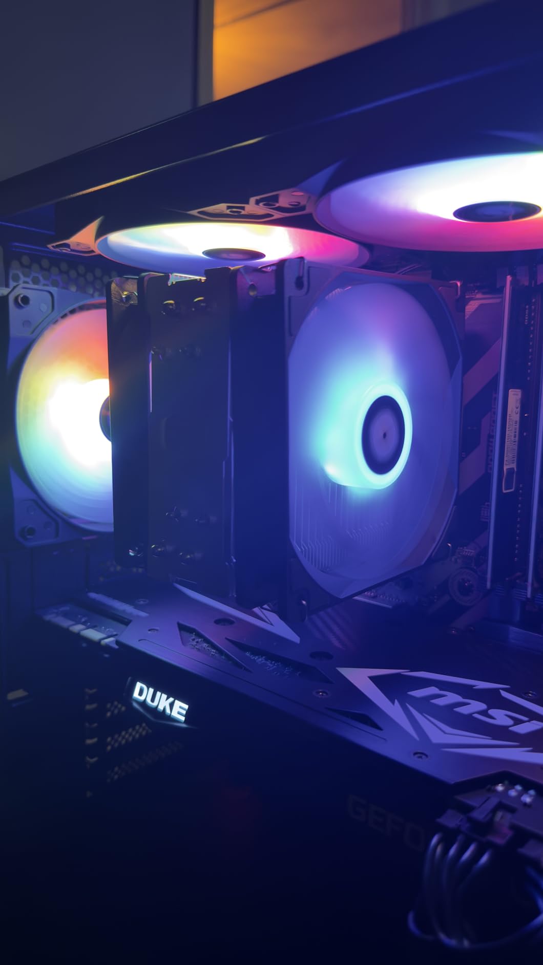 Cooler Master Hyper 212 Spectrum V3 ARGB CPU Air Cooler, 120mm PWM Fan, 4 Copper Heat Pipes, 152mm Tall, AMD Ryzen AM5/AM4, Intel LGA 1851/1700/1200 Brackets - Customer Photo 1