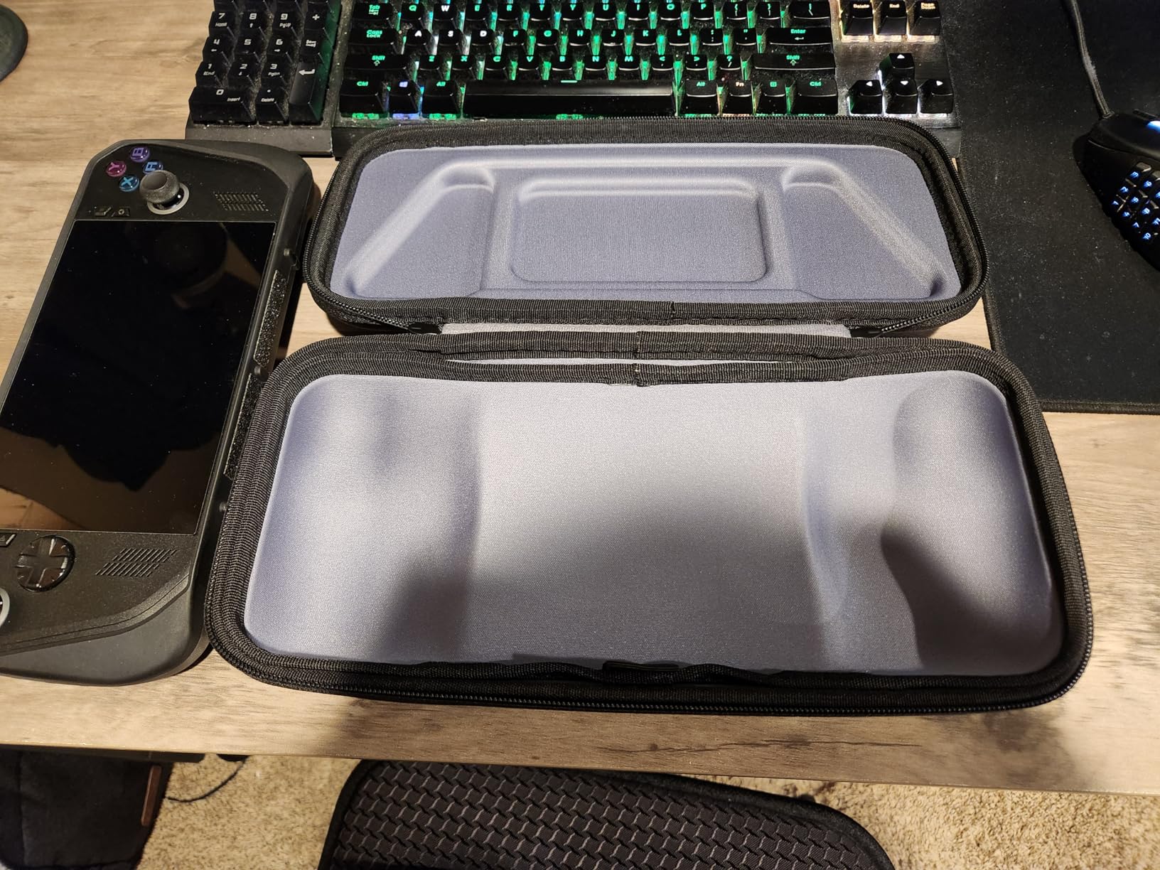 JSAUX Carrying Case Compatible with Steam Deck/ROG Ally, Protective Hard Shell Carry Case Built-in Charger & Docking Station Storage, Portable Travel Bag for Steam Deck OLED/ROG Ally X Customer Review JSAUX Carrying Case Compatible with Steam Deck/ROG Ally, Protective Hard Shell Carry Case Built-in Charger & Docking Station Storage, Portable Travel Bag for Steam Deck OLED/ROG Ally X - Customer Photo 1