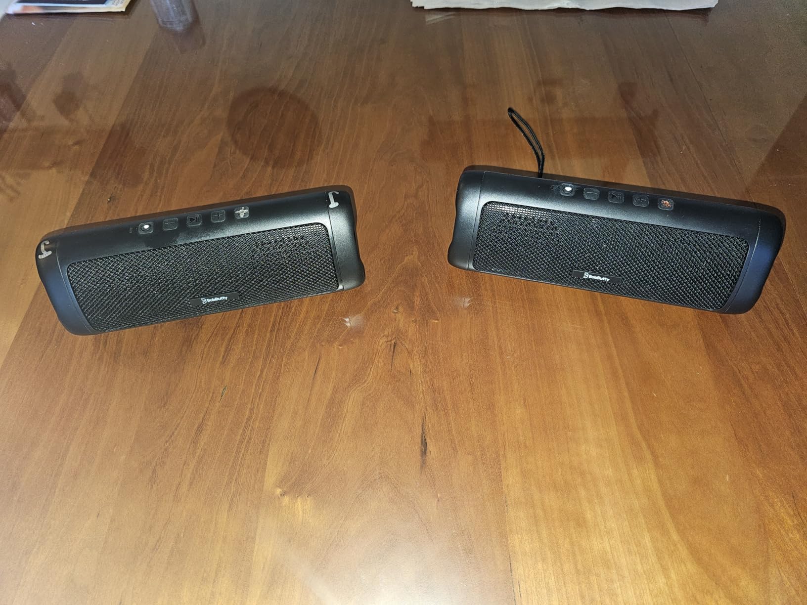 Bluetooth Speaker Stocking Stuffers for Men Women Teens Boys Girls: Portable Wireless, IPX5 Waterproof, White Elephant Gifts for Adults, Up to 20H Playtime, TWS Pair, for Home/Party/Outdoor (Black) - Customer Photo 1