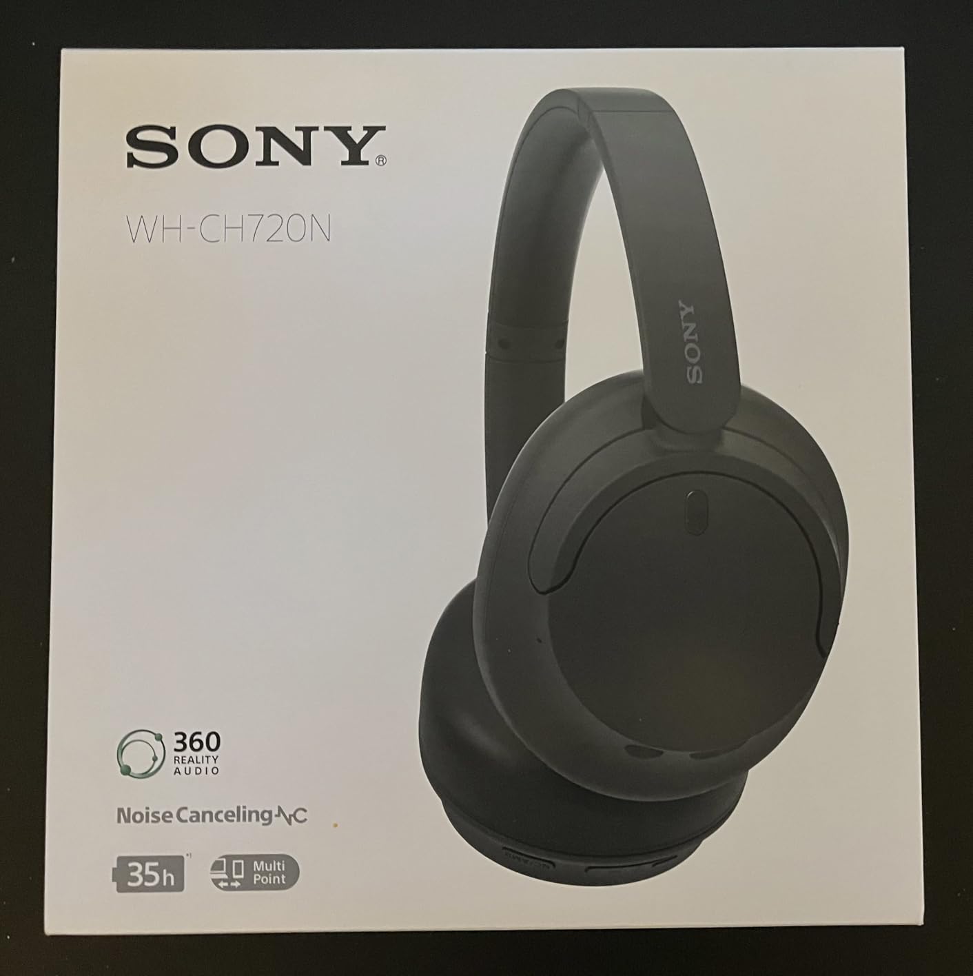 Sony WH-CH720N Wireless Noise Cancelling Over-Ear Headphones, Black customer photo 2