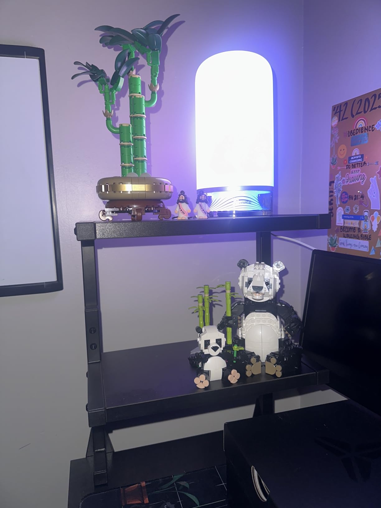 VIVO Clamp-on 13 inch Above or Below Desk 2-Tier Shelving Unit for Table Accessories, Gaming Devices, and More, Storage Tray, Desktop Organizer, Black, STAND-SHELF2C Customer Review VIVO Clamp-on 13 inch Above or Below Desk 2-Tier Shelving Unit for Table Accessories, Gaming Devices, and More, Storage Tray, Desktop Organizer, Black, STAND-SHELF2C - Customer Photo 2