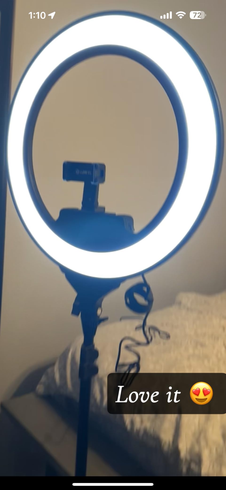 Lume Cube Ring Light Pro | Wireless Professional Lighting for Photography, Streaming, Video | Fully Adjustable Color and Brightness | Includes Sturdy, Portable Tripod Mount and Padded Carrying Case - Customer Photo 1