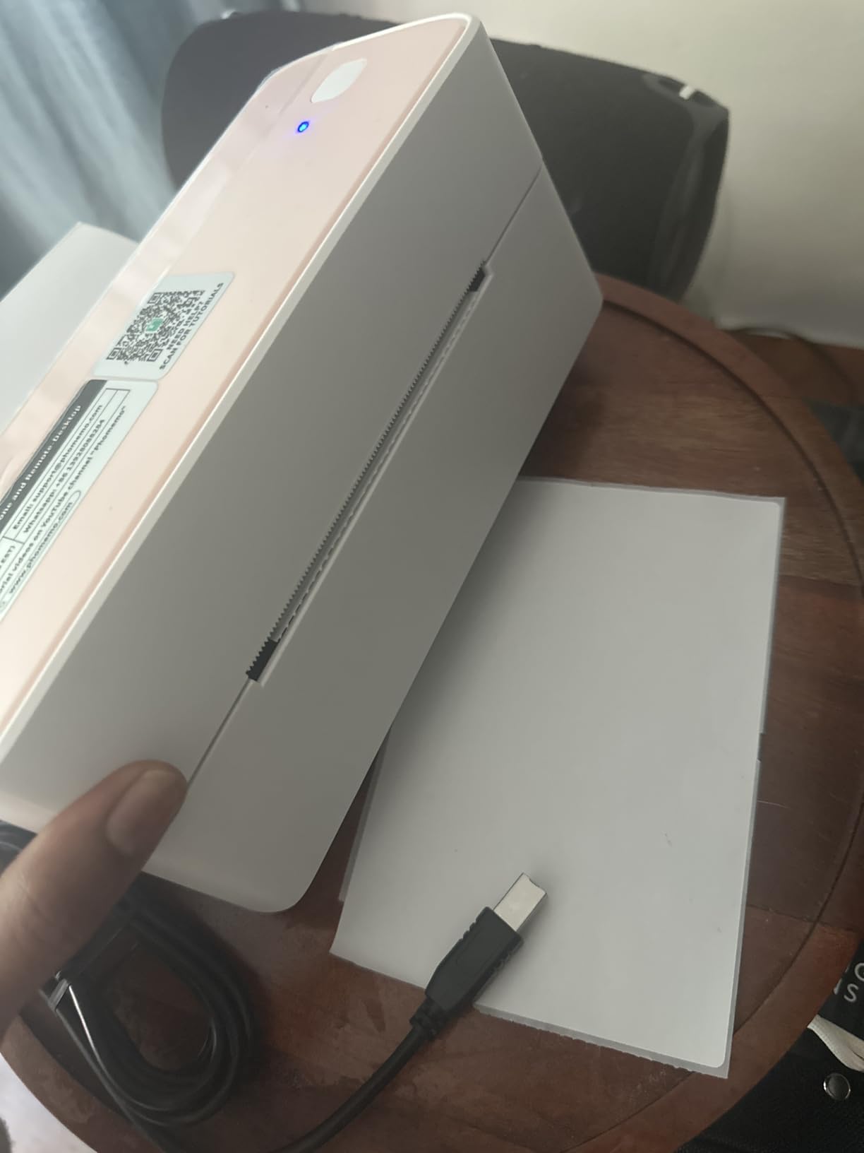 Phomemo Bluetooth Thermal Label Printer, 241BT 4X6 Wireless Shipping Labels Printer for Small Business, Pink Label Printers for Shipping Package, Compatible with iPhone, Android, Amazon, Shopify, USPS - Customer Photo 2