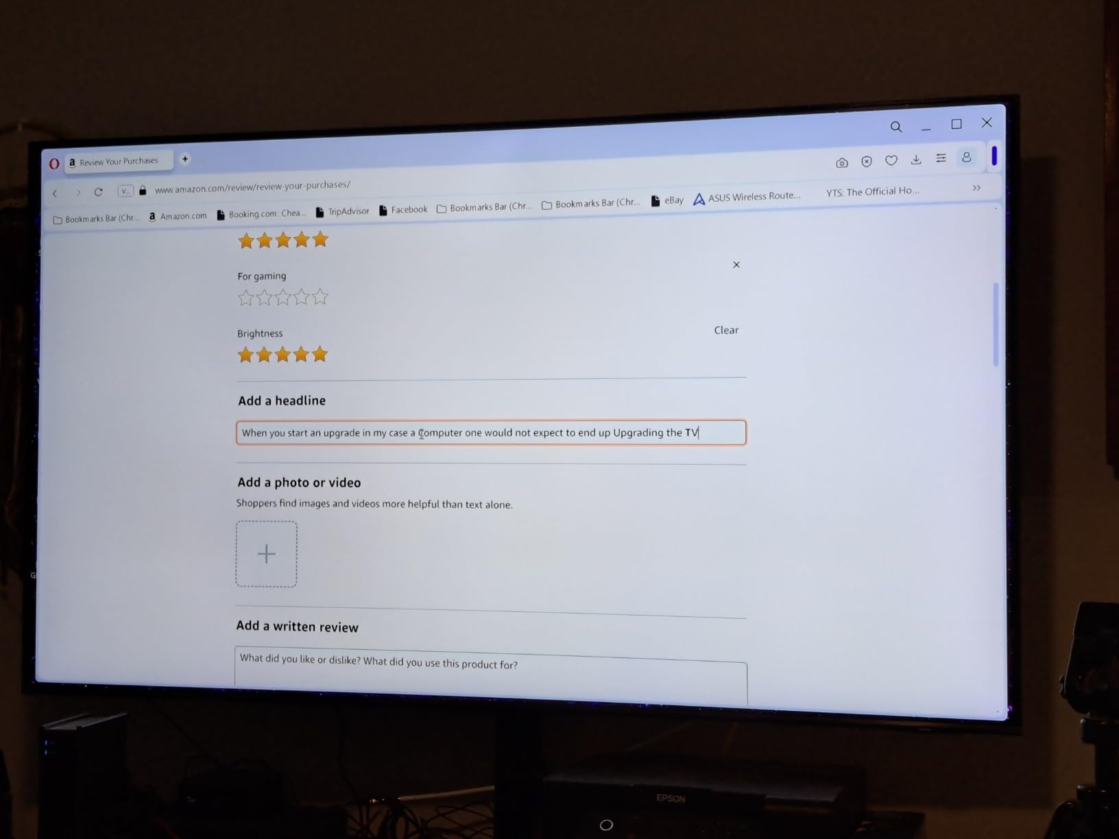 SAMSUNG 75-Inch Class QLED 4K Q70C Series Quantum HDR, Dual LED, Object Tracking Sound Lite, Q-Symphony, Motion Xcelerator Turbo+, Gaming Hub, Smart TV with Alexa Built-in (QN75Q70C, 2023 Model),Black - Customer Photo 2