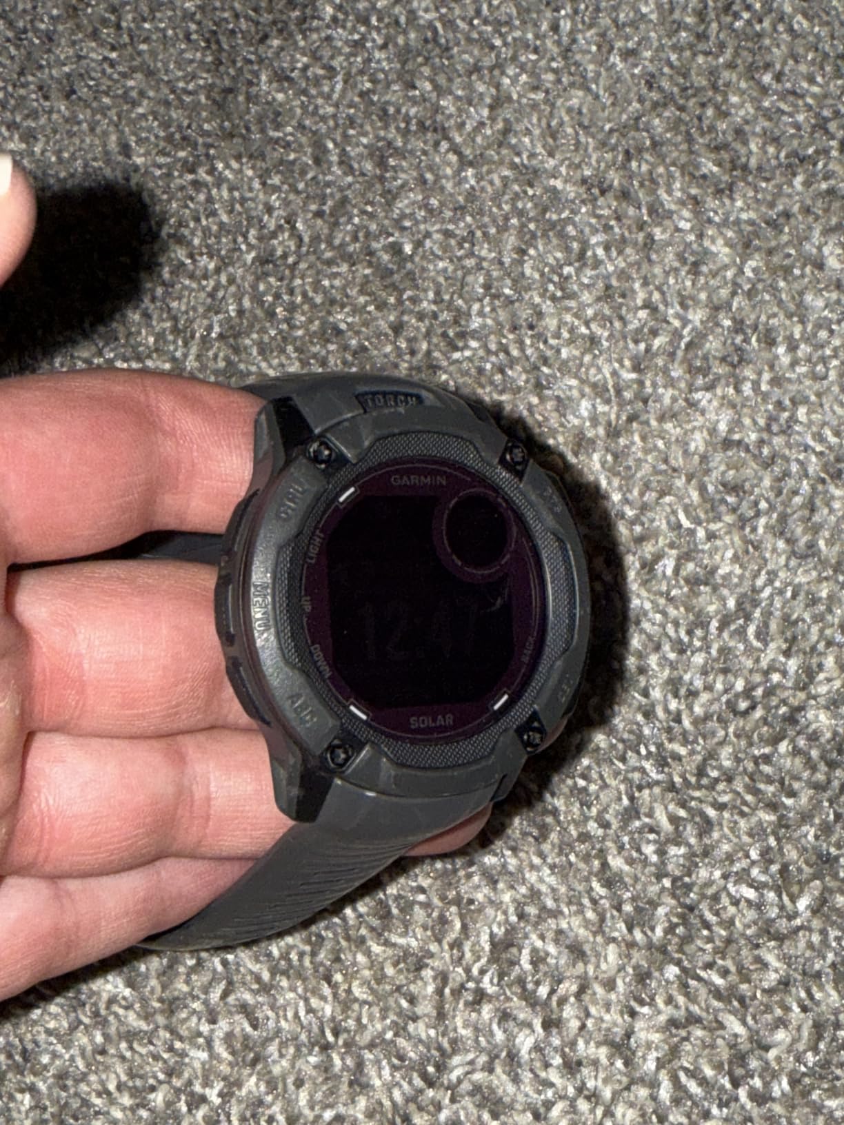 Garmin Instinct 2X Solar - Tactical Edition, Rugged GPS Smartwatch, Built-in Flashlight, Ballistics Calculator, Solar Charging Capability, Coyote Tan - Customer Photo 2