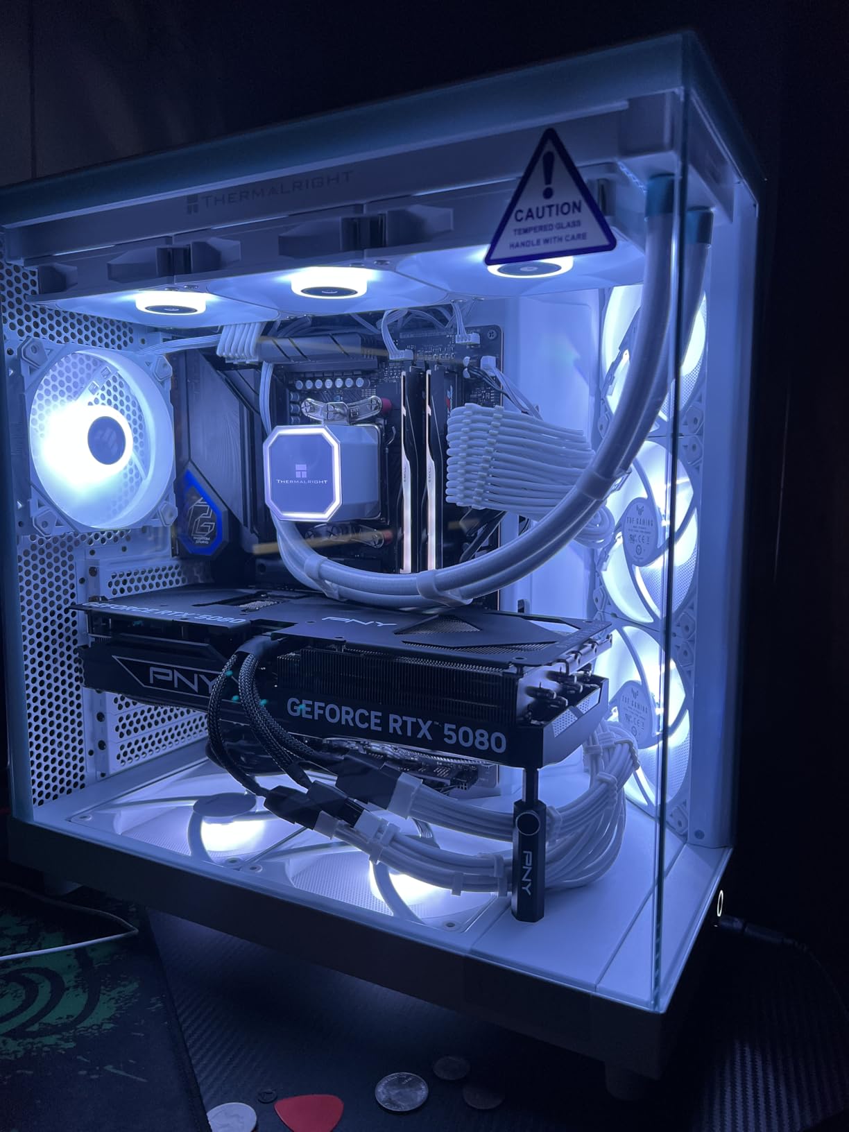 Thermalright Frozen Prism360 Black ARGB CPU Liquid Cooler,Efficient PWM Controlled Pump 3300RPM,3×TL-E12 Series PWM Fan,Water Cooling Computer Parts,for AMD AM4/AM5,Intel 1150/1151/1200/1700/2011 - Customer Photo 1