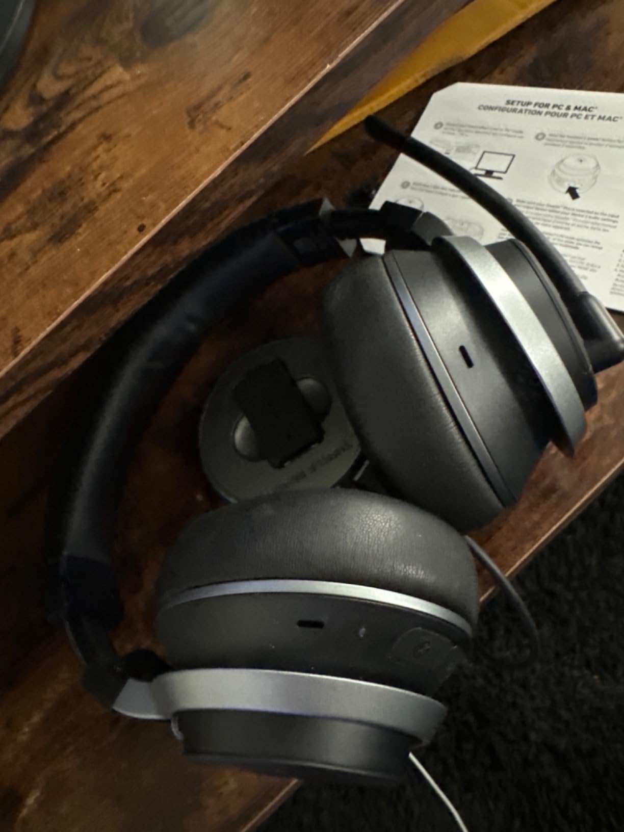 Turtle Beach Stealth Pro Multiplatform Wireless Noise-Cancelling Gaming Headset for Xbox Series X|S, Xbox One, PS5, PS4, PC, Mac, Mobile – Swappable Batteries – Black - Customer Photo 1