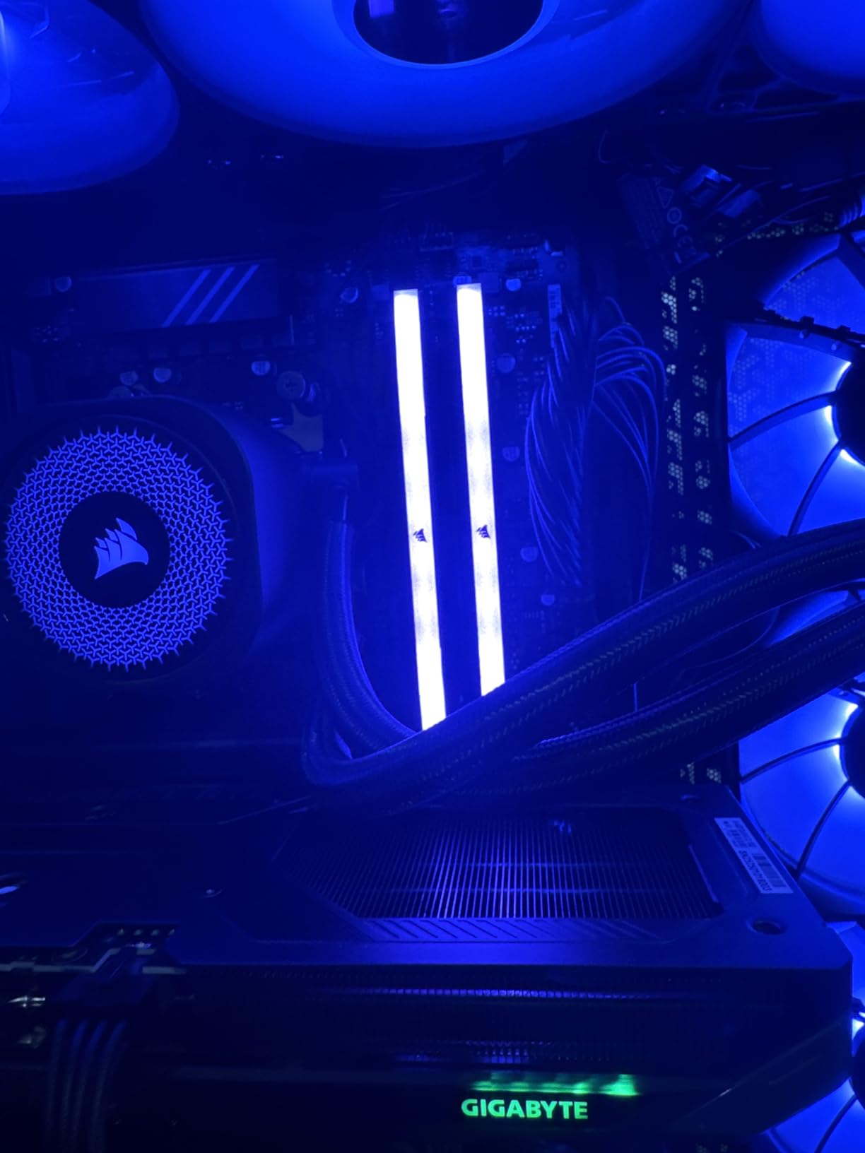 CORSAIR VENGEANCE RGB DDR5 RAM 32GB (2x16GB) 6400MHz CL36-48-48-104 1.35V Intel XMP 3.0 Desktop Computer Memory - Black (CMH32GX5M2B6400C36) Customer Review CORSAIR VENGEANCE RGB DDR5 RAM 32GB (2x16GB) 6400MHz CL36-48-48-104 1.35V Intel XMP 3.0 Desktop Computer Memory - Black (CMH32GX5M2B6400C36) - Customer Photo 2