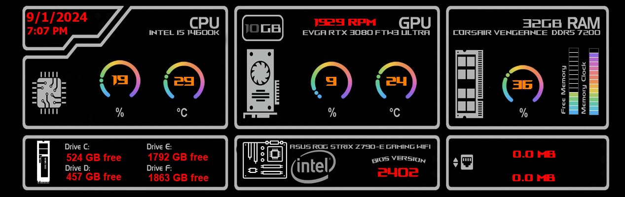7.84 Inch Mini Monitor HD IPS 1280x400 Secondary Screen Stretched Bar LCD Display with Casing for Laptop Computer Speed Temperature Windows Aida64 CPU GPU Monitoring - Customer Photo 3