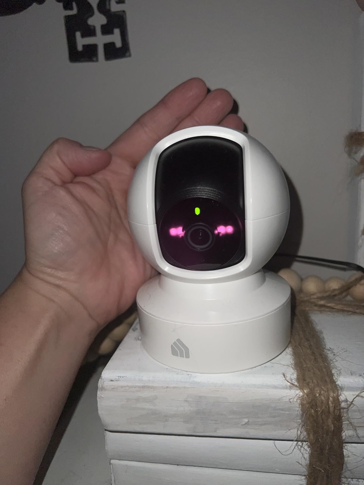 Kasa Smart Indoor Pan-Tilt Home Security Camera, 1080p HD Dog Camera w/Night Vision, Motion Detection for Baby & Pet Monitor, Cloud & SD Card Storage, Works w/ Alexa & Google Home, 2.4G WiFi (EC71) - Customer Photo 2