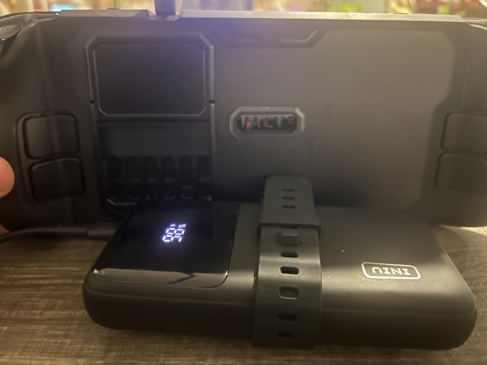 JSAUX ModCase for Steam Deck, PC0104 Modular Steam Deck Case with PB6501 20000mAh Power Bank Valve Steam Deck Accessories Include Back Case, Face Cover, Power Bank, Metal Bracket, Strap-Power Bank Set - Customer Photo 3