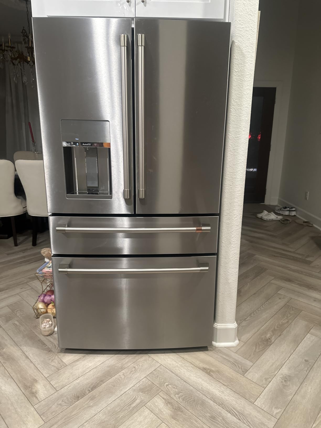 Café CXE22DP2PS1 22.3 Cu. Ft. Stainless French Door Counter Depth Smart Refrigerator Customer Review Café CXE22DP2PS1 22.3 Cu. Ft. Stainless French Door Counter Depth Smart Refrigerator - Customer Photo 1
