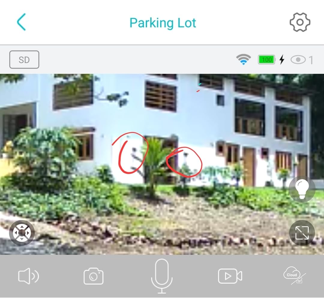 SEHMUA Solar Security Cameras Wireless Outdoor, 2K 360° View Battery Powered Outdoor Camera, WiFi Home Security with Spotlight Color Night Vision, PIR Sensor - Customer Photo 2