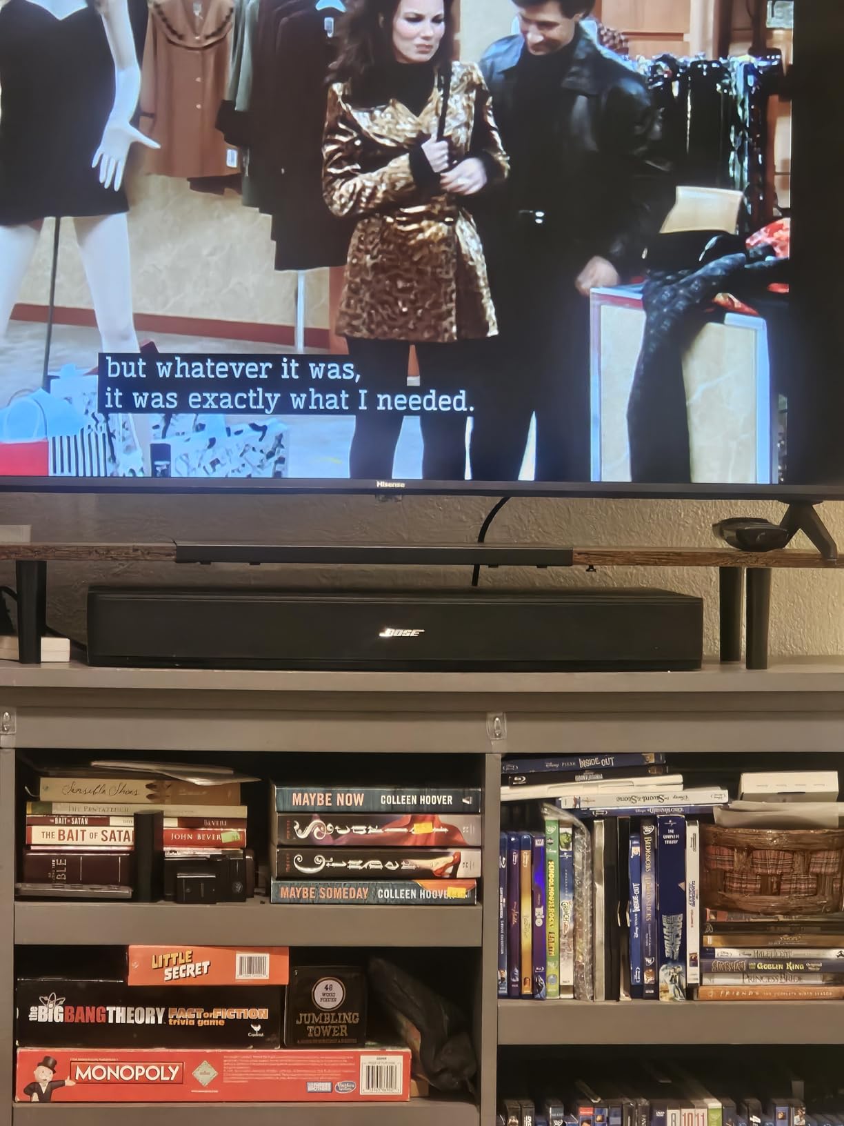 Dual-Monitor-Stand-Riser-For-Desk Adjustable Length 32-40 Inch，Large Desktop Computer Monitor Riser For 2 Screens，Desk Shelf Organizer Riser Stand For Computer/Laptop/PC/Printer/TV Black - Customer Photo 2