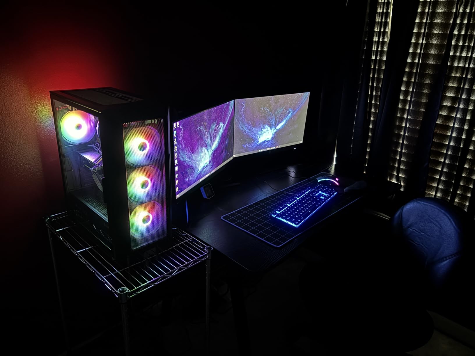 Zalman i3 NEO ATX Mid Tower Gaming PC Case - 4 x 120mm Fixed RGB Fans Preinstalled, Mesh Front Panel for High Airflow, Tempered Glass Side Panel, Support 360mm Radiator, White Customer Review Zalman i3 NEO ATX Mid Tower Gaming PC Case - 4 x 120mm Fixed RGB Fans Preinstalled, Mesh Front Panel for High Airflow, Tempered Glass Side Panel, Support 360mm Radiator, White - Customer Photo 2