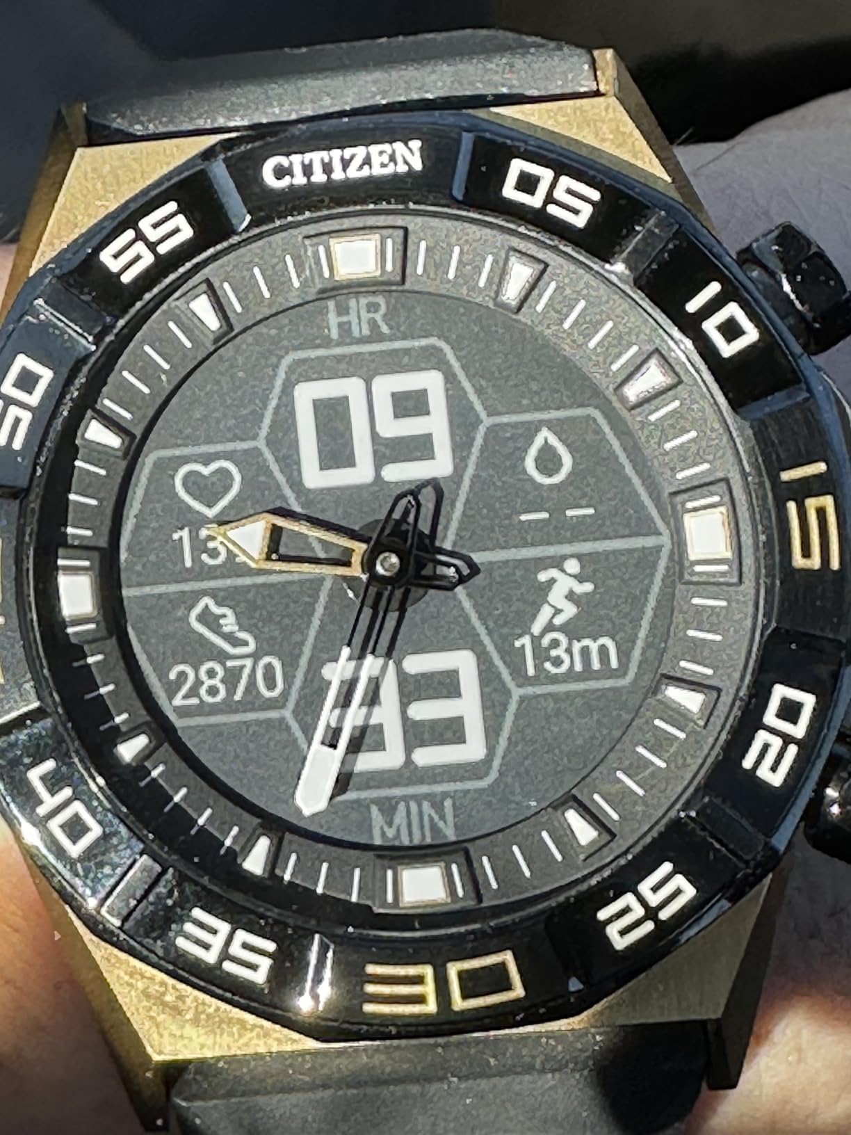 Citizen CZ Smart PQ2 Hybrid Smartwatch with YouQ Wellness app Featuring IBM Watson® AI and NASA Research, Black and White Customizable Display, Bluetooth, HR, Activity Tracker, 18-Day Battery Life Customer Review Citizen CZ Smart PQ2 Hybrid Smartwatch with YouQ Wellness app Featuring IBM Watson® AI and NASA Research, Black and White Customizable Display, Bluetooth, HR, Activity Tracker, 18-Day Battery Life - Customer Photo 1