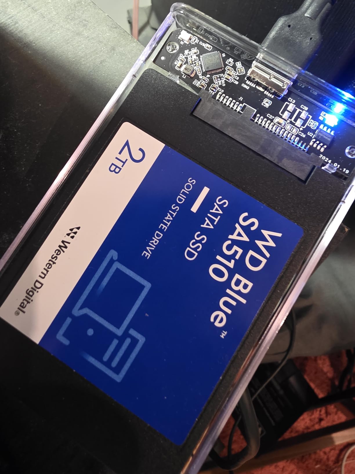 Western Digital 4TB WD Blue SA510 SATA Internal Solid State Drive SSD - SATA III 6 Gb/s, 2.5