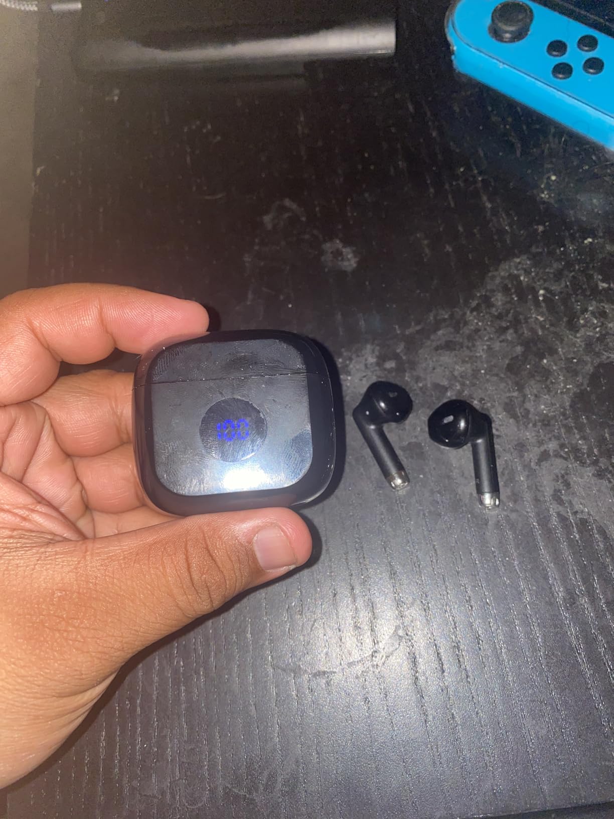 Wireless Earbuds, Bluetooth 5.4 Ear Buds LED Power Display Headphones Bass Stereo, Bluetooth Earbuds in-Ear Noise Cancelling Mic, 40H Playback Mini Case IP7 Waterproof Sports Earphones for Android iOS - Customer Photo 2