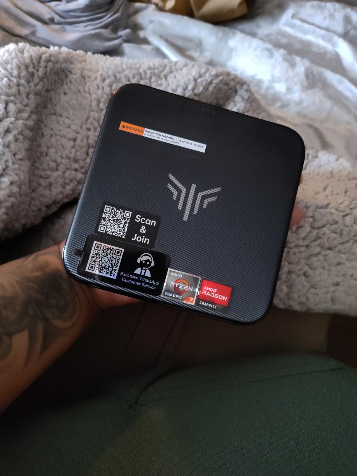 KAMRUI E3B Mini Gaming PC with AMD Ryzen 7 5825U 8C/16T Processor Up to 4.5Ghz, 16GB DDR4 512GB SSD, Small Form Factor Desktop Computer, Support 4K UHD, WiFi6/BT5.2, Home Server, Office, Business Customer Review KAMRUI E3B Mini Gaming PC with AMD Ryzen 7 5825U 8C/16T Processor Up to 4.5Ghz, 16GB DDR4 512GB SSD, Small Form Factor Desktop Computer, Support 4K UHD, WiFi6/BT5.2, Home Server, Office, Business - Customer Photo 1