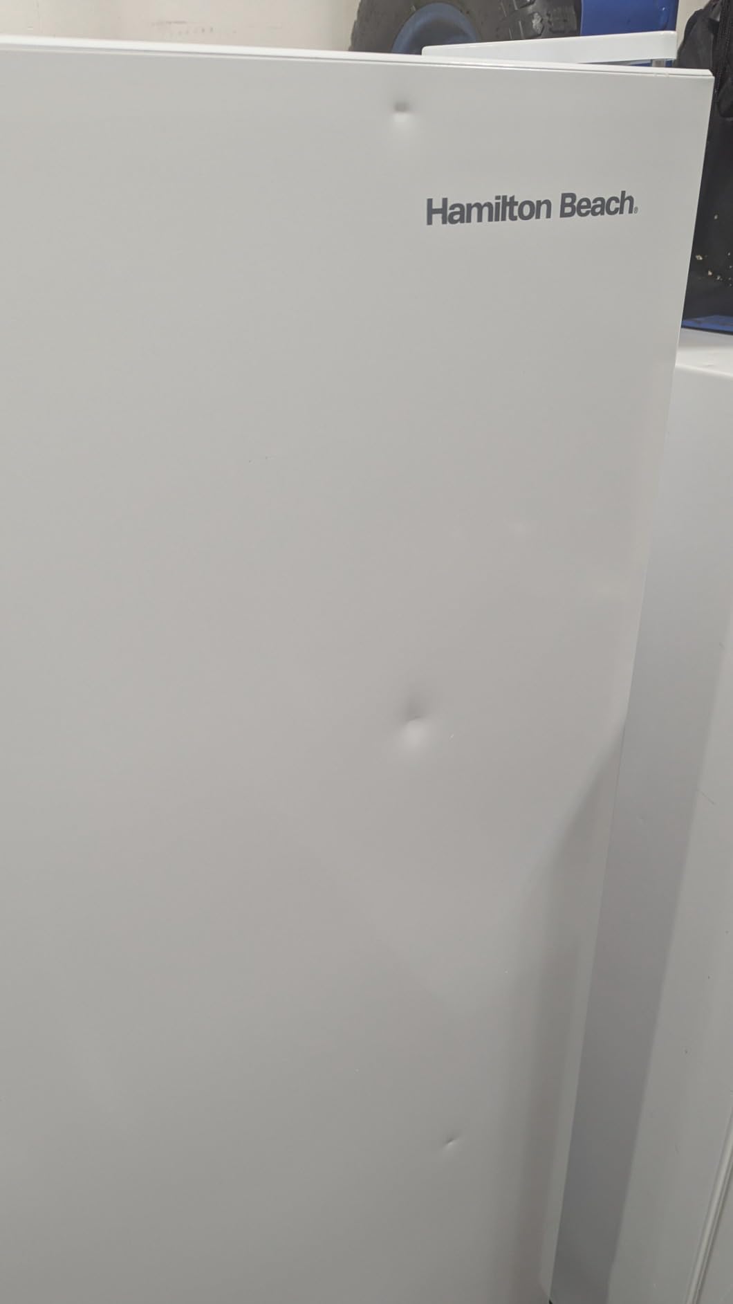 Hamilton Beach HBFRF6892-WHITE HBFRF6892 Upright Convertible Fridge/Freezer-Reversible Door-Removable Glass Shelves-Adjustable Controls-6.8 cu ft, White - Customer Photo 1