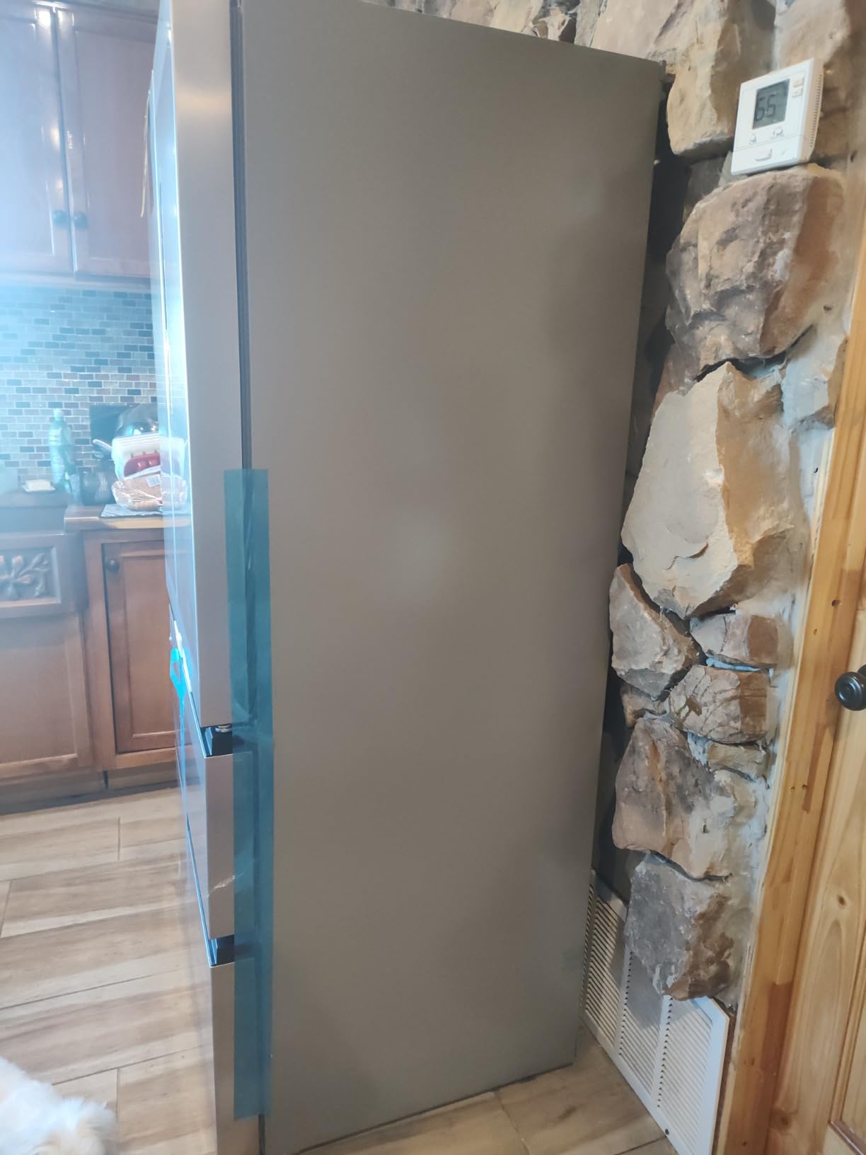 West Bend Refrigerator Freestanding French Door Design Fridge with 5.1 Cu.Ft. Freezer Capacity, Adjustable Electronic Control and Frost Free Defrost, 17.5-Cu.Ft, Metallic Customer Review West Bend Refrigerator Freestanding French Door Design Fridge with 5.1 Cu.Ft. Freezer Capacity, Adjustable Electronic Control and Frost Free Defrost, 17.5-Cu.Ft, Metallic - Customer Photo 1