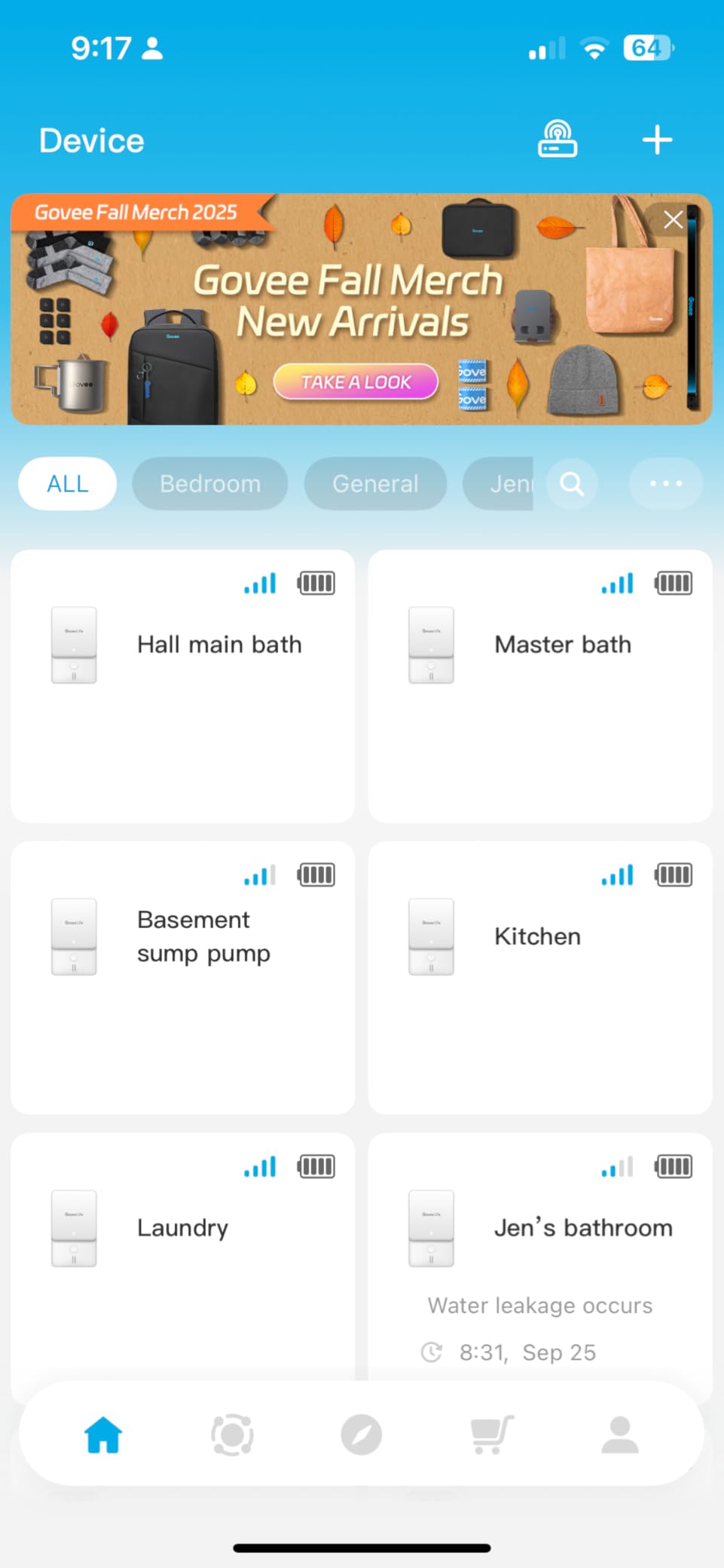 GoveeLife Premium Smart Water Leak Detector 2 with 1968ft Ultra-Long Range, WiFi Water Sensor with SMS/Email/APP Push and Sound Alarm, 5-Year Battery Life, Suitable for Home, Basement, Kitchen, 4 Pack Customer Review GoveeLife Premium Smart Water Leak Detector 2 with 1968ft Ultra-Long Range, WiFi Water Sensor with SMS/Email/APP Push and Sound Alarm, 5-Year Battery Life, Suitable for Home, Basement, Kitchen, 4 Pack - Customer Photo 4