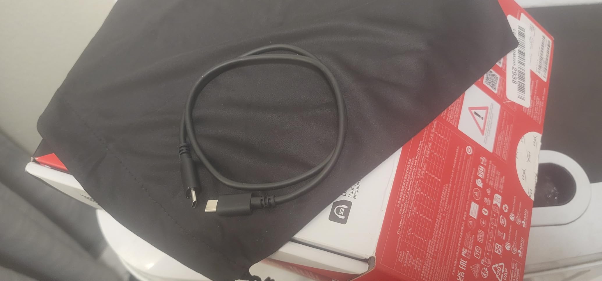 HyperX Cloud III – Wired Gaming Headset, PC, PS5, Xbox Series X|S, Angled 53mm Drivers, DTS Spatial Audio, Memory Foam, Durable Frame, Ultra-Clear 10mm Mic, USB-C, USB-A, 3.5mm – Black - Customer Photo 1