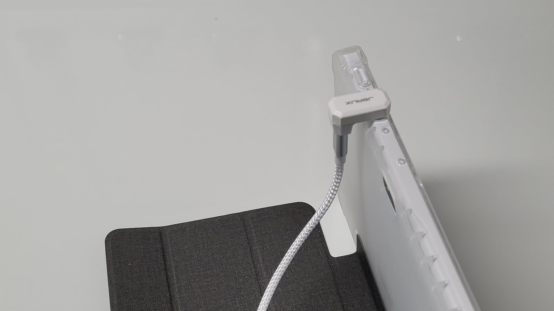 JSAUX 180° USB C Male to USB C Female Adapter 2 Pack, 180 Degree Type C Adapter (USB 4.0 / PD 100W) Compatible with Steam Deck, Laptop, Tablet, iPhone 15/16, Switch 2 (not for Video) and More - Grey Customer Review JSAUX 180° USB C Male to USB C Female Adapter 2 Pack, 180 Degree Type C Adapter (USB 4.0 / PD 100W) Compatible with Steam Deck, Laptop, Tablet, iPhone 15/16, Switch 2 (not for Video) and More - Grey - Customer Photo 2