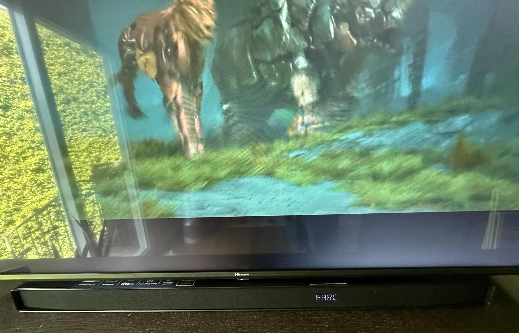 Hisense HS2100 2.1 Ch 240W Sound Bar with Wireless Subwoofer - DTS Virtual X, Dolby Audio, Ezplay, 6 EQ Modes, HDMI ARC, Bluetooth 5.3 - Customer Photo 1