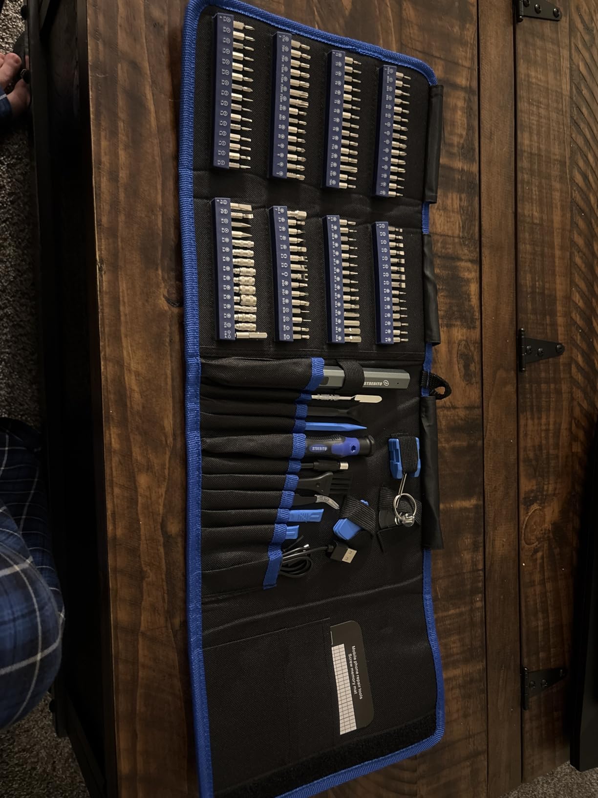 STREBITO Electric Screwdriver, 144-in-1 Precision Screwdriver Set, 120 Magnetic Bits, Organized Storage and Portability, Small Tool Kit for Electronics, PC, Computer and Laptop, Gifts for Men - Customer Photo 1