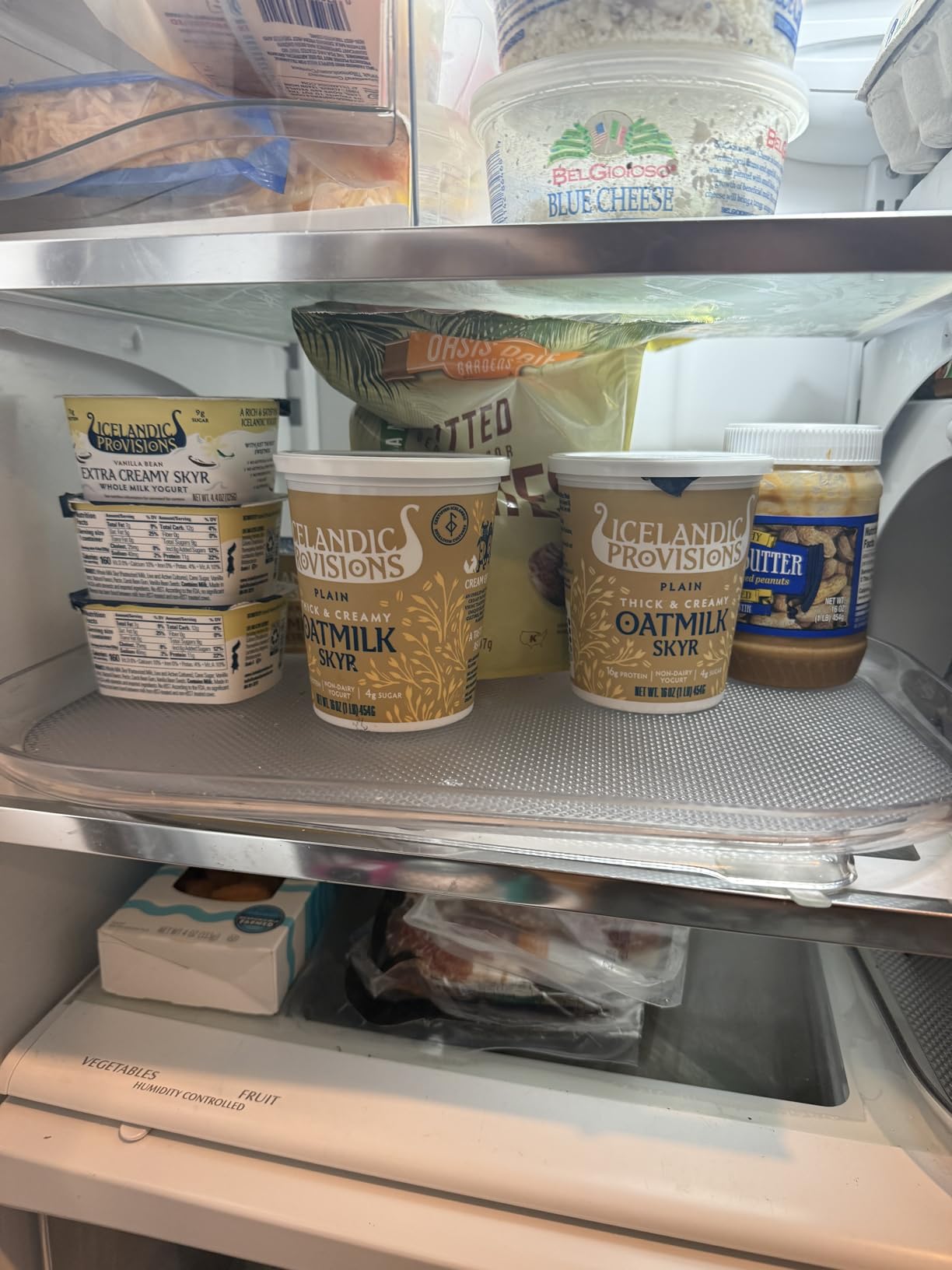 LAMU Lazy Susan Organizer 14.56''x11'' for Refrigerator Organizers and Storage Fridge Organization, Turntable Condiment Organizer for Kitchen, Table Top, Cabinet, Pantry, Countertop, 1 Pack - Customer Photo 1