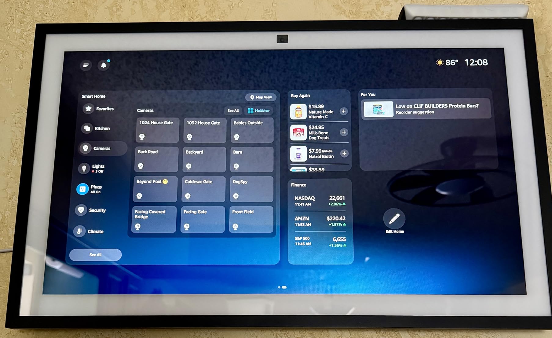 Amazon Echo Show 15 (newest model), Full HD 15.6
