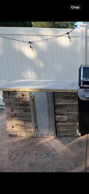 15 Inch Outdoor Refrigerator, Weather Proof Stainless Steel Beverage Beer Cooler Under Counter Fridge, Indoor/Outdoor Refrigerator with 3 Shelves for Patio Kitchen and Commercial Use - Customer Photo 2