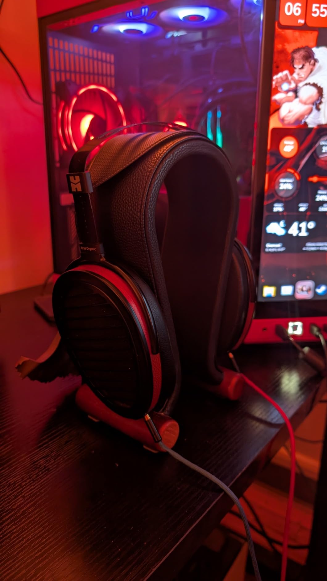 Arya Organic Full-Size Over-Ear Open-Back Planar Magnetic Headphone with Stealth Magnets for Audiophiles, Home & Studio Listening - Customer Photo 1