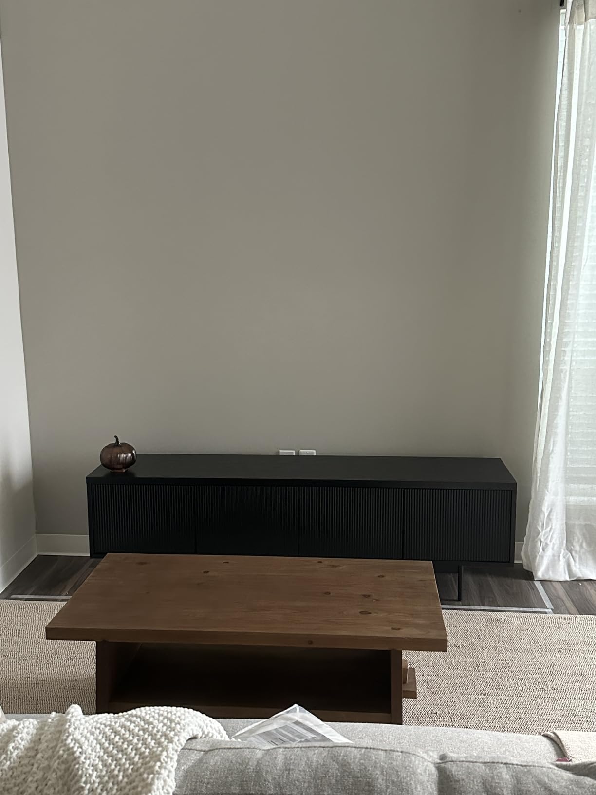 Henn&Hart Whitman, 70'' Rectangular TV Stand, Alder White - Customer Photo 2