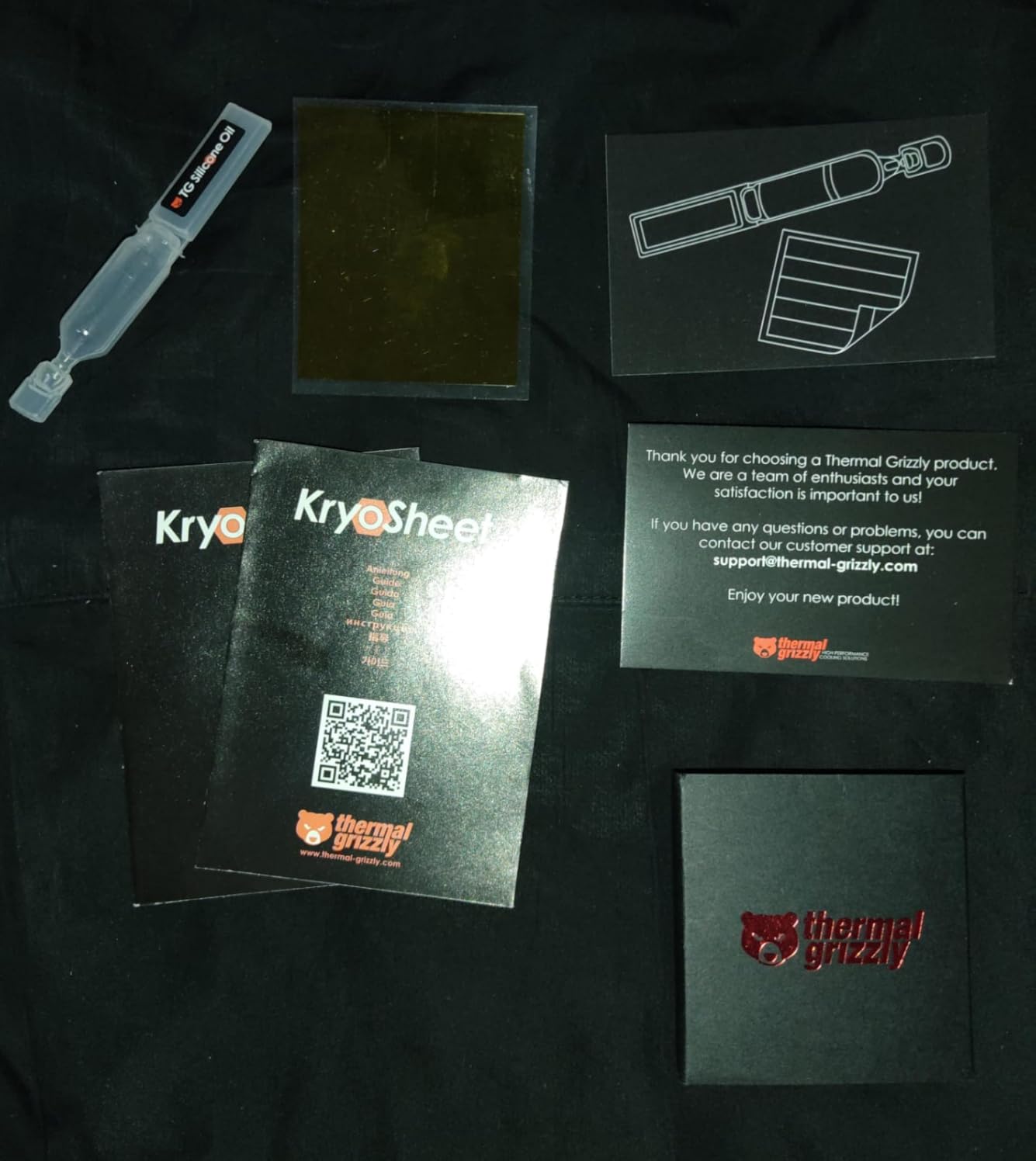 Thermal Grizzly KryoSheet (25x25x0.2mm) – Ultra High Thermal Conductivity Graphene Thermal Pad – Perfect Alternative for Thermal Paste on CPU/GPU/PS4/PS5/Xbox – Made in Sweden - Customer Photo 2