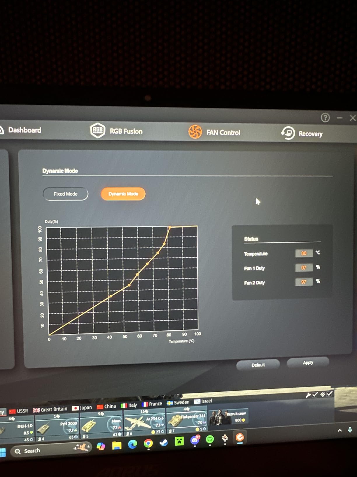 llano V12 RGB Laptop Cooling Pad, Gaming Laptop Cooler with 5.5 Inch Powerful Turbofan, Fast Cooling Laptop 15.6-21in, Adjustable Speed, Touch Control, LCD Screen, Black (RGB) Customer Review llano V12 RGB Laptop Cooling Pad, Gaming Laptop Cooler with 5.5 Inch Powerful Turbofan, Fast Cooling Laptop 15.6-21in, Adjustable Speed, Touch Control, LCD Screen, Black (RGB) - Customer Photo 1