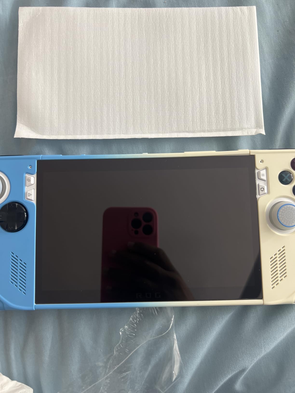 amFilm 3 Pack Screen Protector for ASUS ROG Xbox Ally X/Xbox Ally 2025 / ROG Ally X 2024 / ROG Ally 2023 7'' | 9H+ Tempered Glass | Military-Grade Drop Protection | Easy Installation | FHD Clarity Customer Review amFilm 3 Pack Screen Protector for ASUS ROG Xbox Ally X/Xbox Ally 2025 / ROG Ally X 2024 / ROG Ally 2023 7'' | 9H+ Tempered Glass | Military-Grade Drop Protection | Easy Installation | FHD Clarity - Customer Photo 1