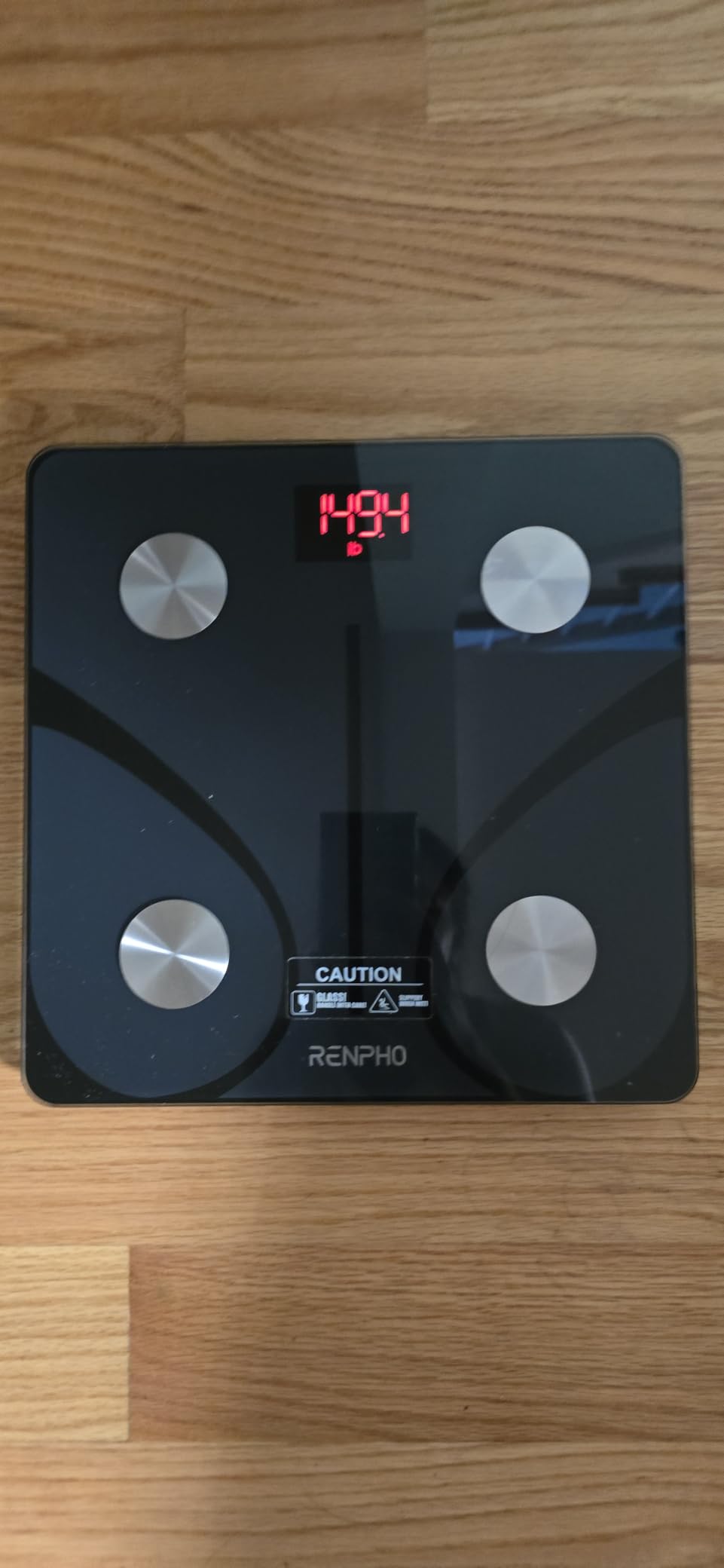 RENPHO Scale for Body Weight, Smart Scale with BMI, Body Fat, Muscle Mass, Bluetooth, 13 Metrics with Large VA Display, Support App Connection, Black, Elis 2X - Customer Photo 3