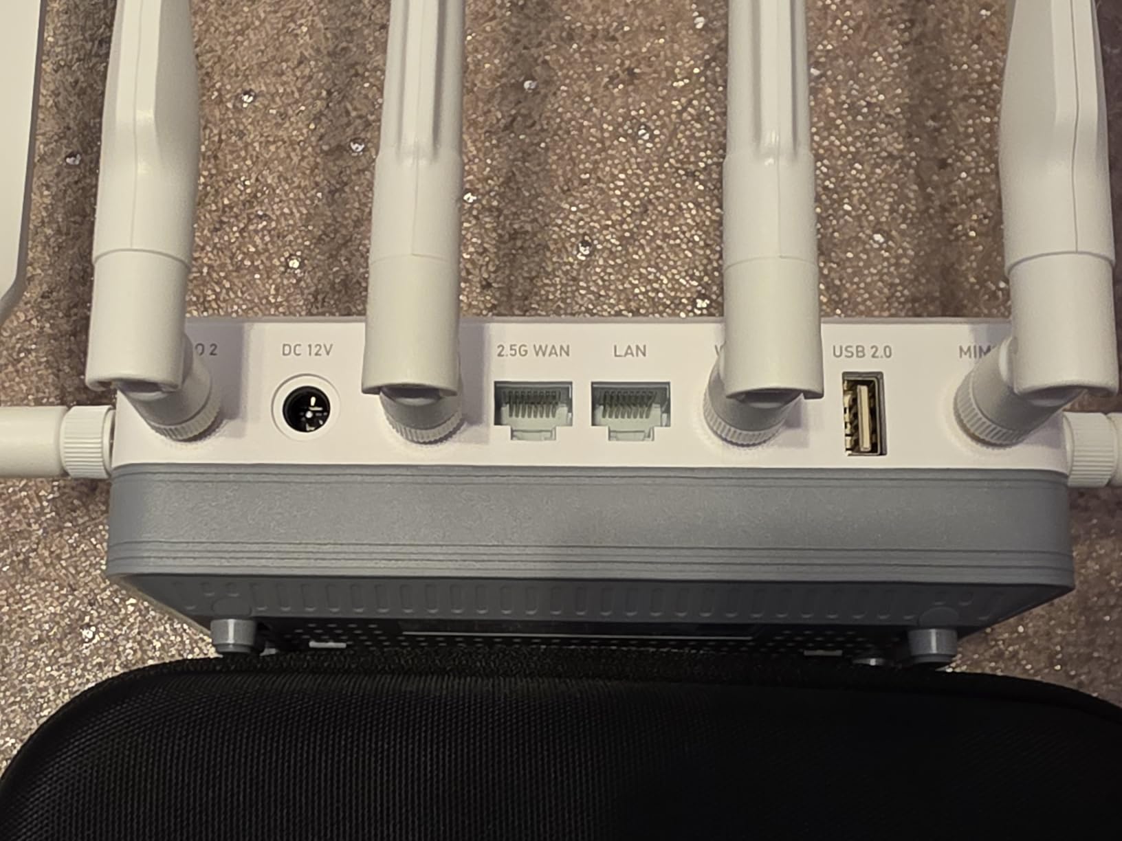 GL.iNet GL-XE3000 (Puli AX) 5G Router with Dual SIM Card Slot, Wi-Fi 6 Cellular Routers, Built-in Battery, Multi-WAN, VPN, OpenWrt, Secure 5G Router for Office, Retail, Events, Business - Customer Photo 1