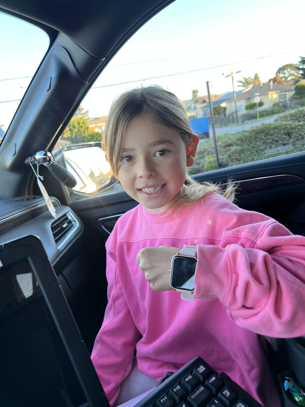 Kids Smart Watch, Fitness Tracker No Phone Need, IP68 Waterproof Swimming Smartwatch, 1.8'' Fitness Activity Tracker Watch 100 Sports Modes, Alarm, HR & Sleep Monitor Pedometer for 7+ Boys Girls Teens - Customer Photo 1