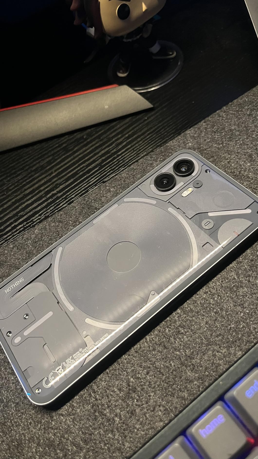 Nothing Phone (2) - 256 GB + 12 GB Ram, Glyph Interface, OS 2.0, 50 MP Dual Camera,OIS, 6.7