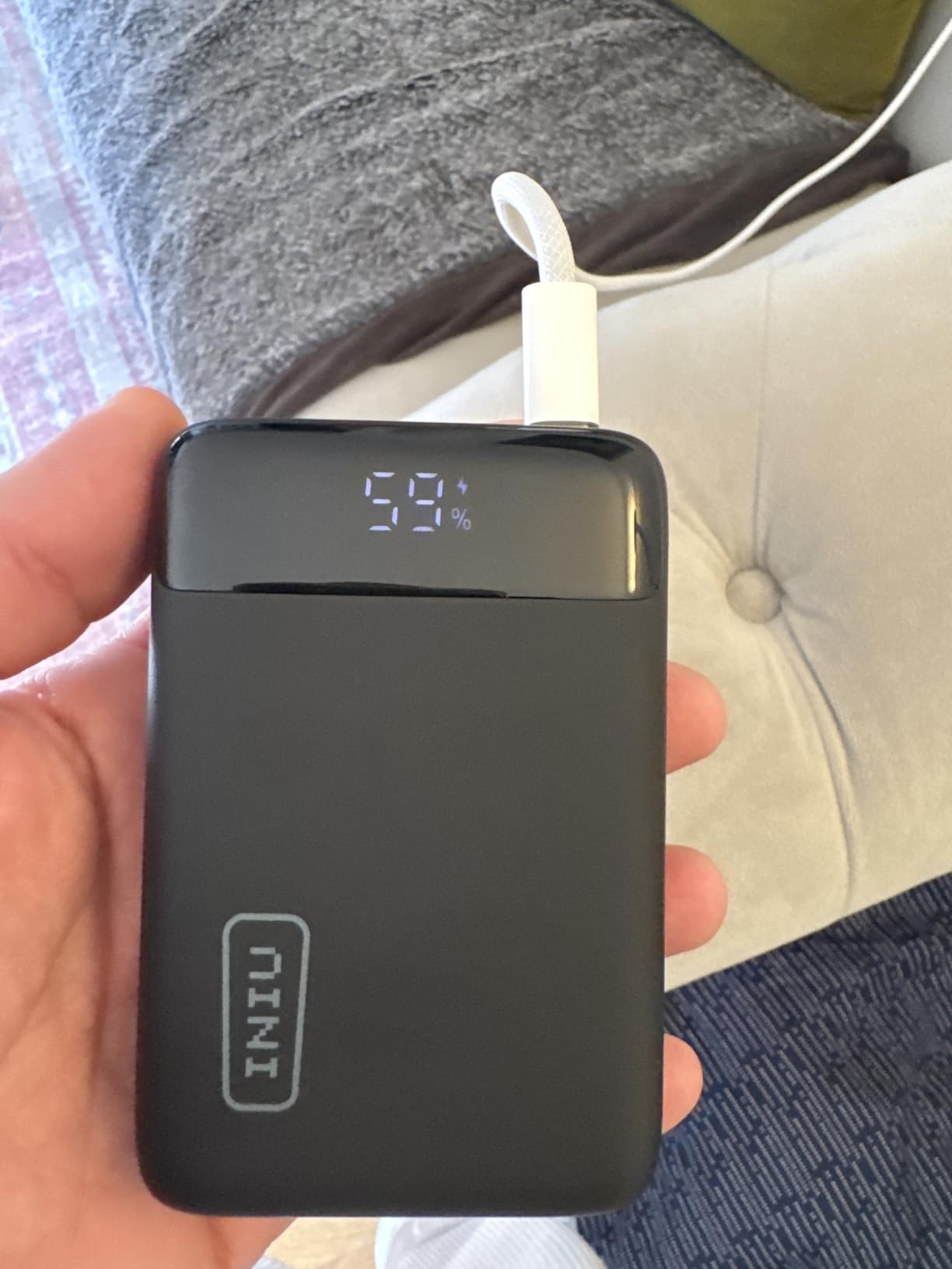 INIU Portable Charger, Smallest 22.5W 20000mAh USB C in & Out Power Bank Fast Charging, PD 3.0+QC 4.0 LED Display Phone Battery Pack Compatible with iPhone 17 16 15 14 Pro Samsung S24 Google iPad etc - Customer Photo 2