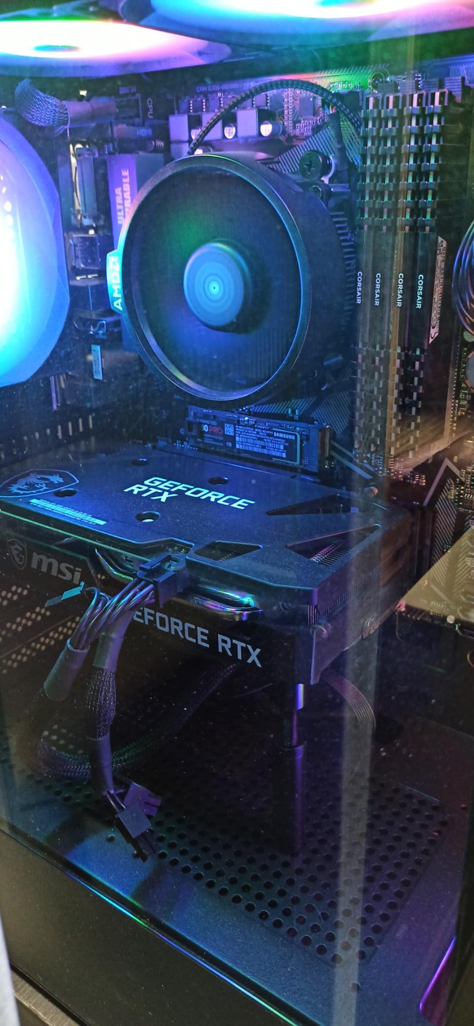 MSI Gaming GeForce RTX 3050 8GB GDRR6 Boost Clock: 1807 MHz 128-Bit HDMI/DP PCIe 4 Torx Twin Fans Ampere OC Graphics Card (RTX 3050 Ventus 2X XS 8G OC) Customer Review MSI Gaming GeForce RTX 3050 8GB GDRR6 Boost Clock: 1807 MHz 128-Bit HDMI/DP PCIe 4 Torx Twin Fans Ampere OC Graphics Card (RTX 3050 Ventus 2X XS 8G OC) - Customer Photo 2
