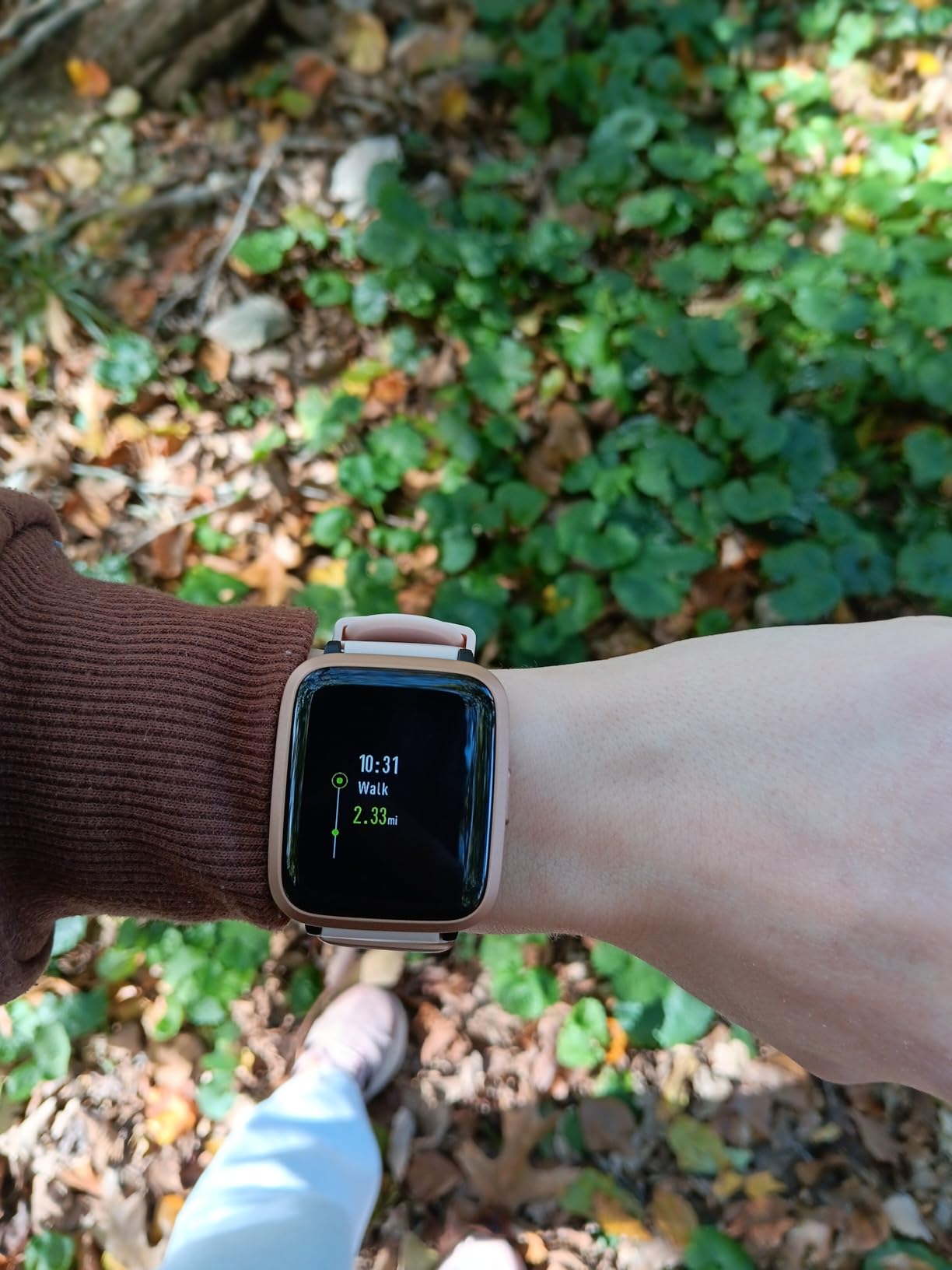 Fitness Tracker Watch with Heart Rate Monitor, Large Screen Activity Tracker with Pedometer, Sleep Monitor, Calories & Step Counter, 5ATM Waterproof Smart Watch for Women Men Fitness Watch for Sports - Customer Photo 2