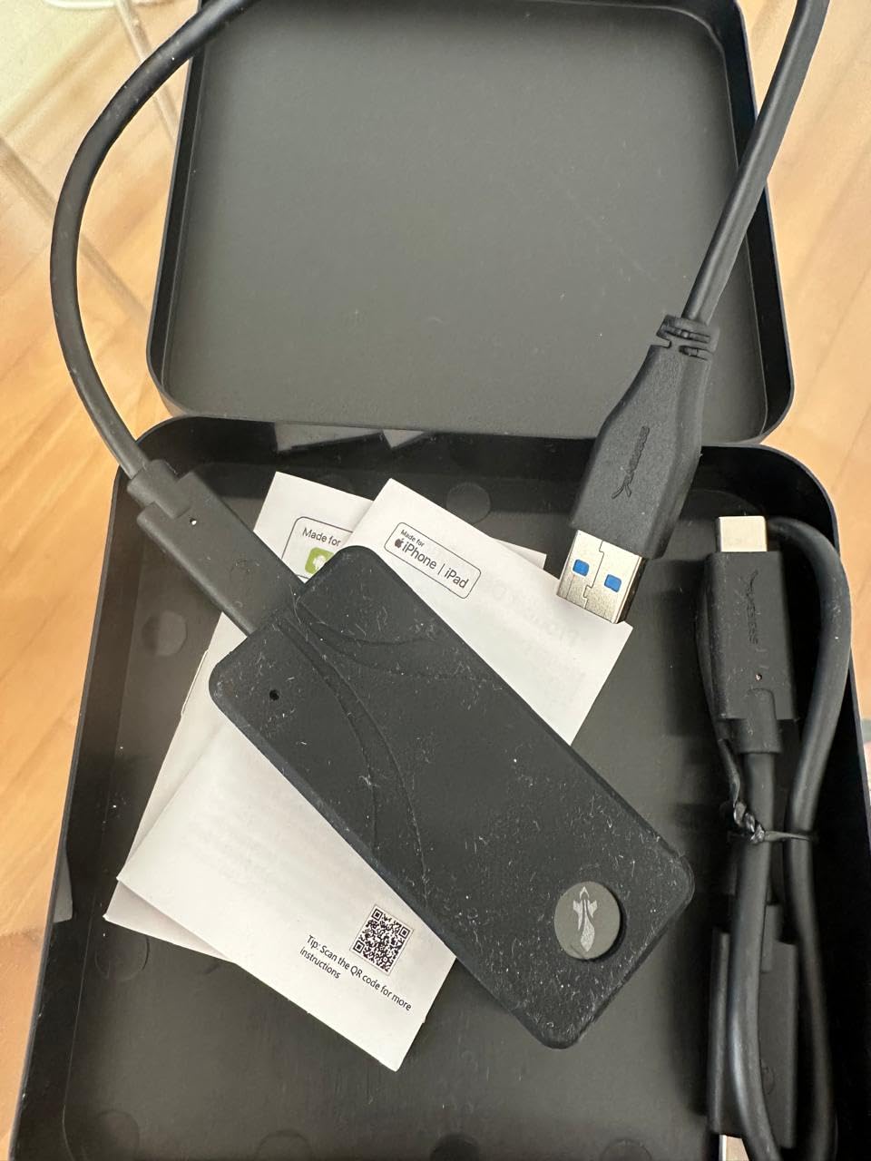 SABRENT 1TB Rocket Nano XTRM External SSD, USB 3.2 / Thunderbolt 3, Speeds Up to 2700MBps (SB-XTMN-1TB) - Customer Photo 1