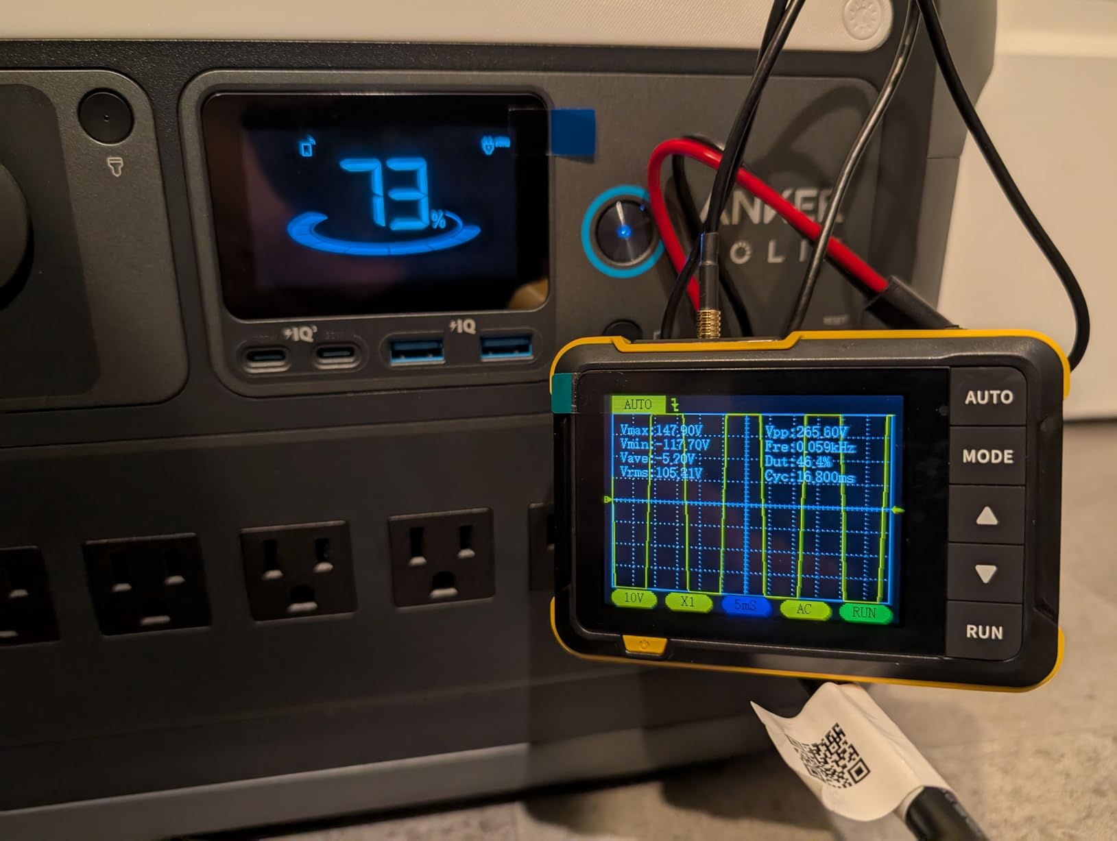 Anker SOLIX C1000 Portable Power Station with 200W Solar Panel, 1800W Solar Generator, 1056wh LFP (LiFePO4) Battery, 6 AC Outlets, Up to 2400W for Home, Power Outages, and Outdoor Camping - Customer Photo 1