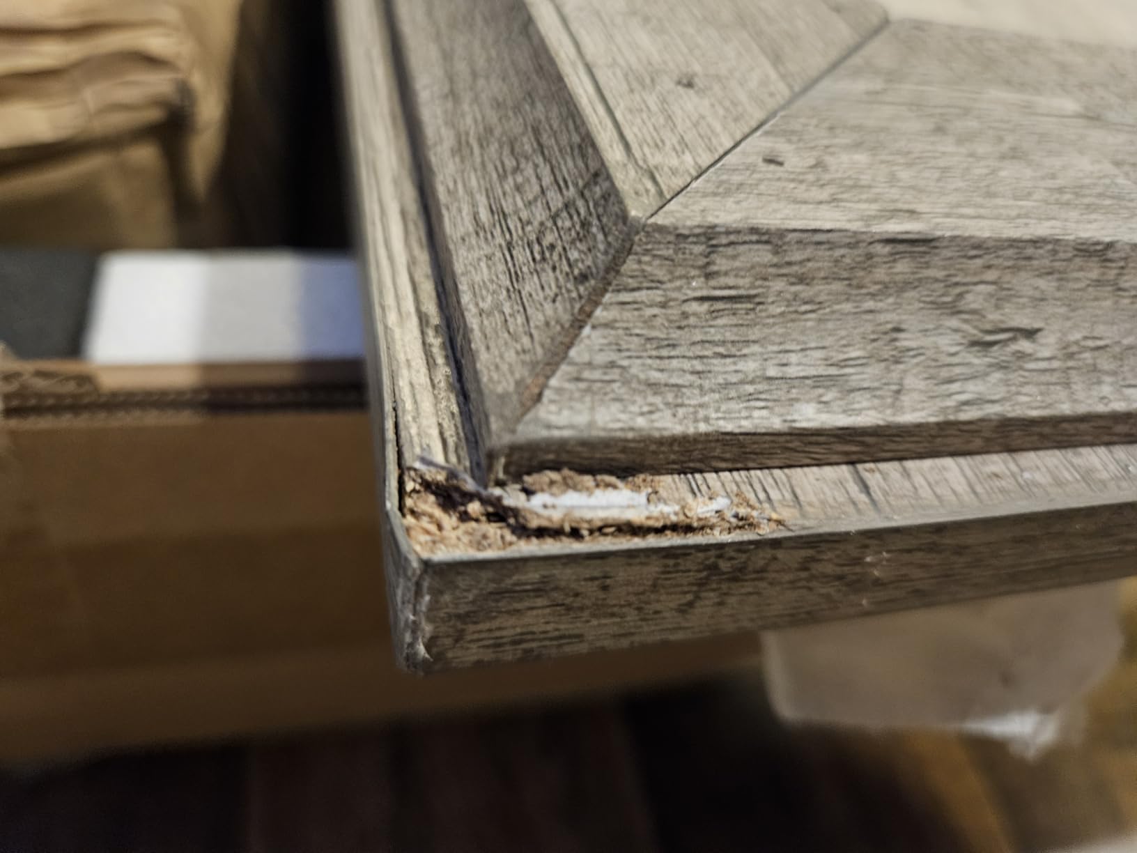 OKD 3-Sided Glass Farmhouse Fireplace TV Stand - Highboy Entertainment Center with Glass Door Storage Cabinet, 70'' Large TV Stands with Electric Fireplace, Light Rustic Oak Customer Review OKD 3-Sided Glass Farmhouse Fireplace TV Stand - Highboy Entertainment Center with Glass Door Storage Cabinet, 70'' Large TV Stands with Electric Fireplace, Light Rustic Oak - Customer Photo 2