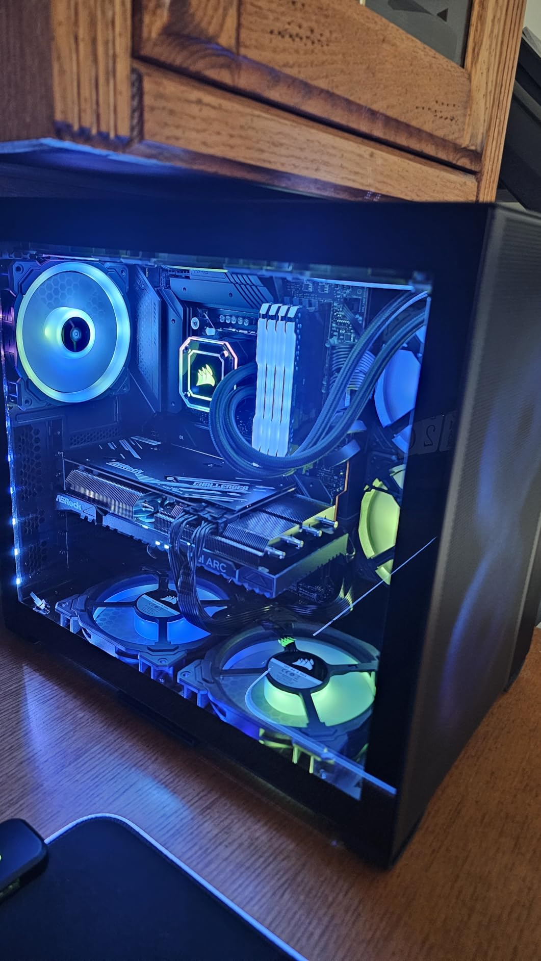 ASRock Intel Arc A770 Graphics Phantom Gaming 16G OC 2200 MHz 17.5 Gbps 256-bit GDDR6 7680x4320 DisplayPort HDMI 0dB Silent Cooling Video Card Customer Review ASRock Intel Arc A770 Graphics Phantom Gaming 16G OC 2200 MHz 17.5 Gbps 256-bit GDDR6 7680x4320 DisplayPort HDMI 0dB Silent Cooling Video Card - Customer Photo 1