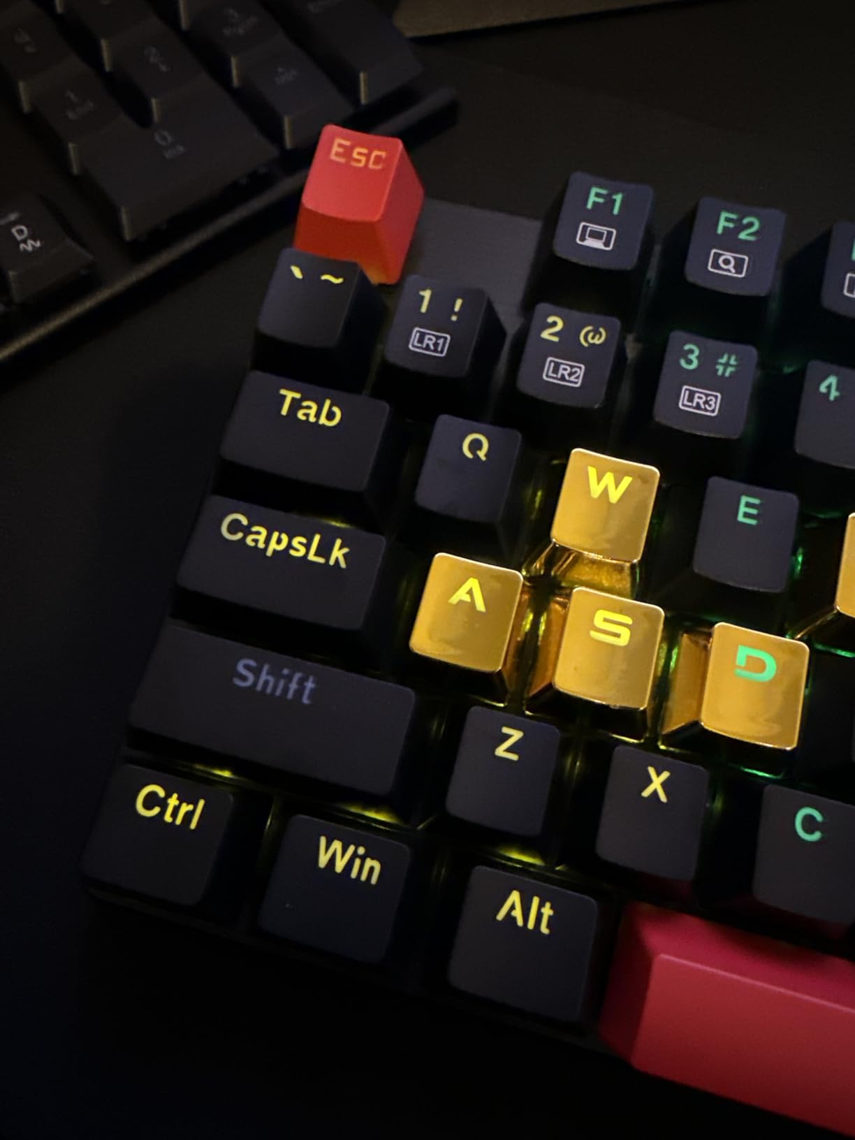 Redragon Mechanical Gaming Keyboard Wired, 11 Programmable Backlit Modes, Hot-Swappable Red Switch, Anti-Ghosting, Double-Shot PBT Keycaps, Light Up Keyboard for PC Mac - Customer Photo 4